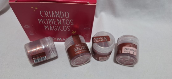 PO PARA DECORA�AOVERMELHO BRILHANTE 5GR 1UND